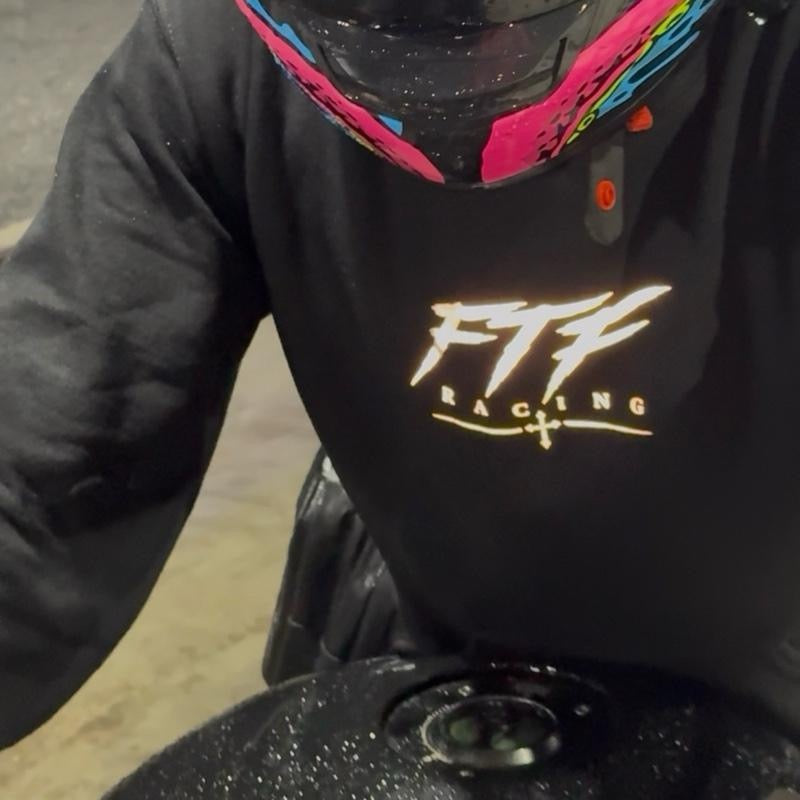 Reflective Bike Life Hoodie | Motorcycle Streetwear – FTF Racing