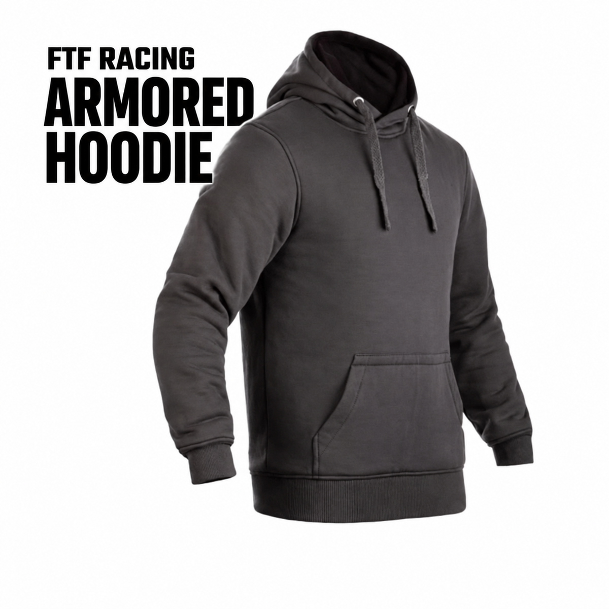 FTF Racing Armored Motorcycle Hoodie with CE Level 2 Armor