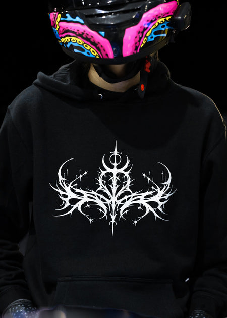 Cyber Sigil Reflective Motorcycle Hoodie – FTF Racing