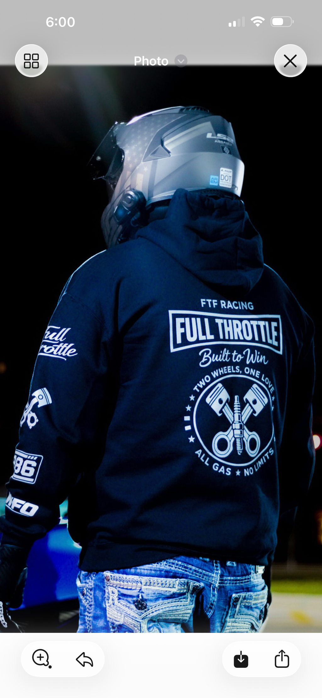 Reflective Motorcycle Hoodie – Night Visibility Riding Gear | FTF Racing