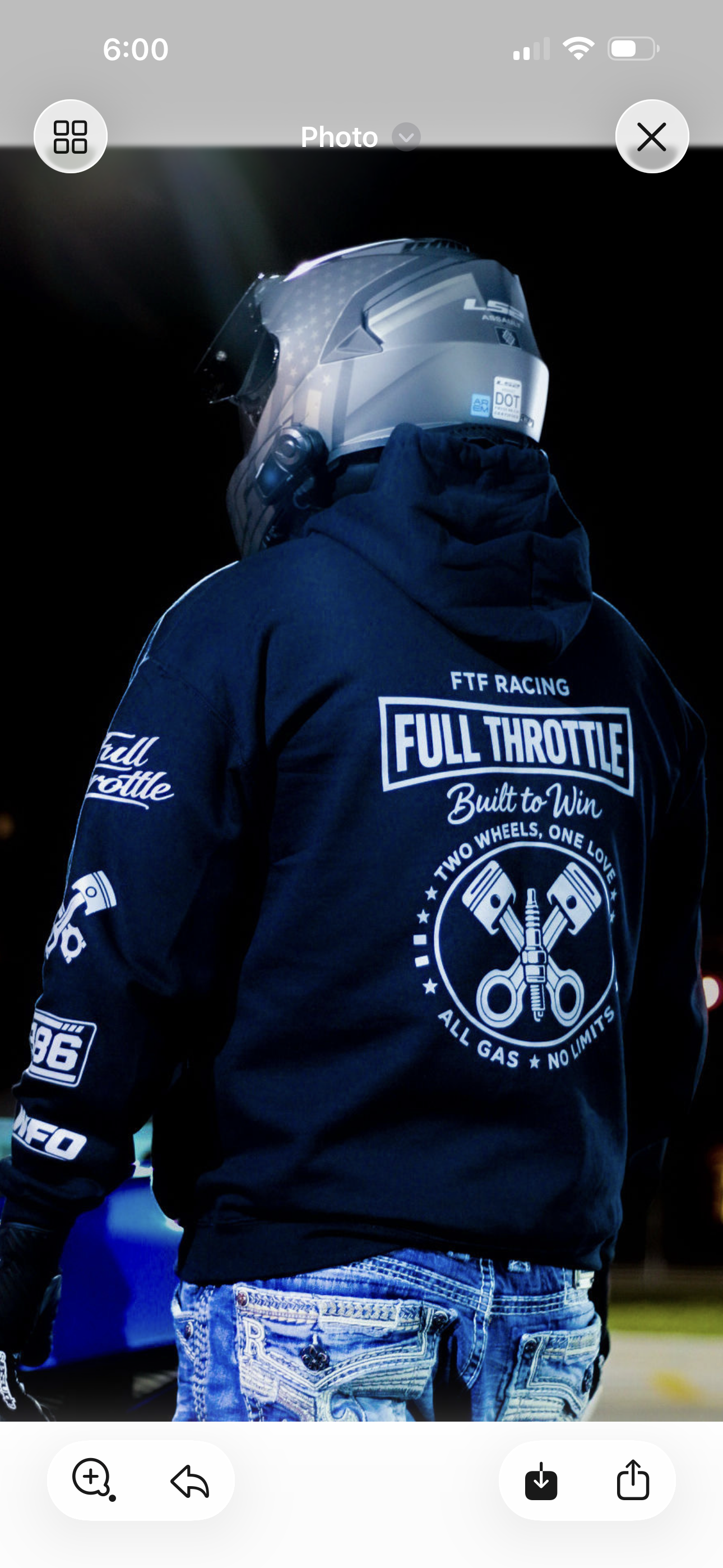 Reflective Motorcycle Hoodie – Night Visibility Riding Gear | FTF Racing