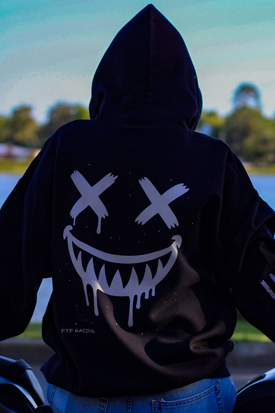 Reflective Smiley Hoodie - Light Up Graphic Streetwear
