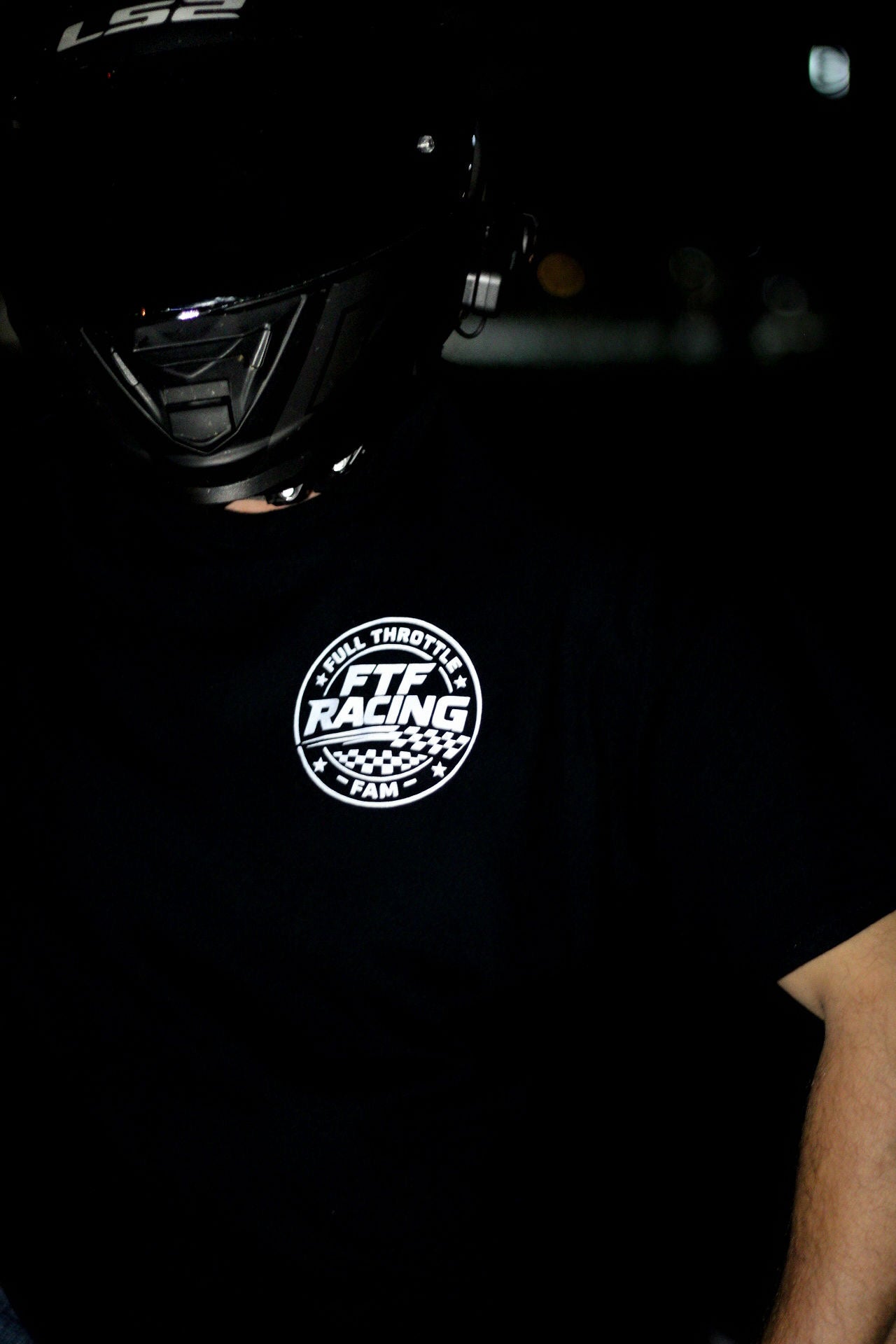 Reflective FTF Racing T-Shirt – Night Visibility Motorcycle Shirt – High Visibility Rider T