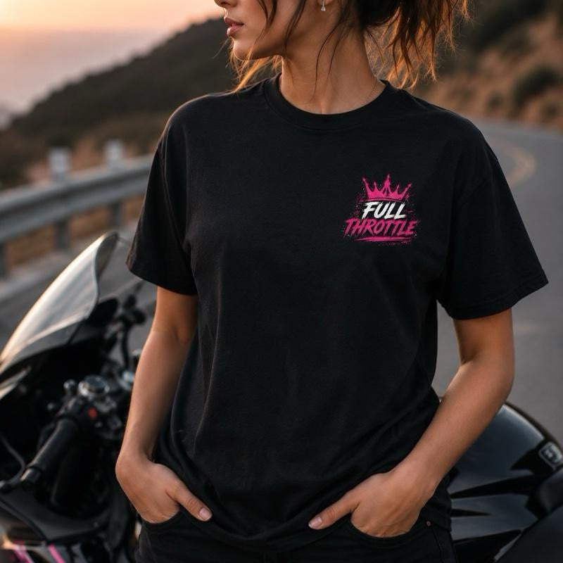Not a Passenger Princess Motorcycle T-Shirt | FTF Racing