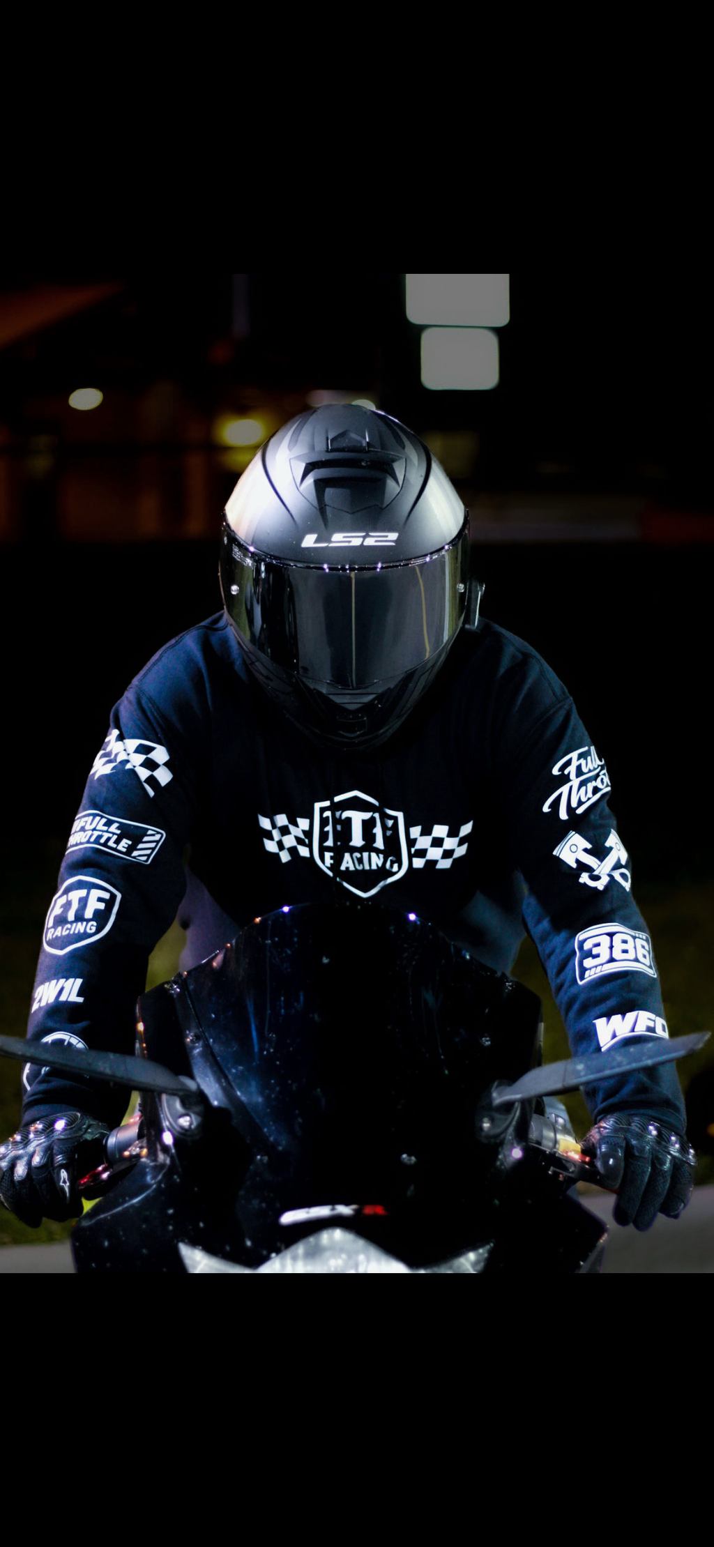 Reflective Motorcycle Hoodie – Night Visibility Riding Gear | FTF Racing