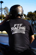 Reflective FTF Racing T-Shirt – Night Visibility Motorcycle Shirt – High Visibility Rider T