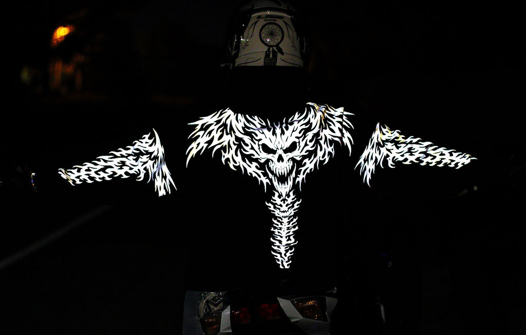 Reflective Skeleton Biker Hoodie – Night Riding gear | FTF Racing