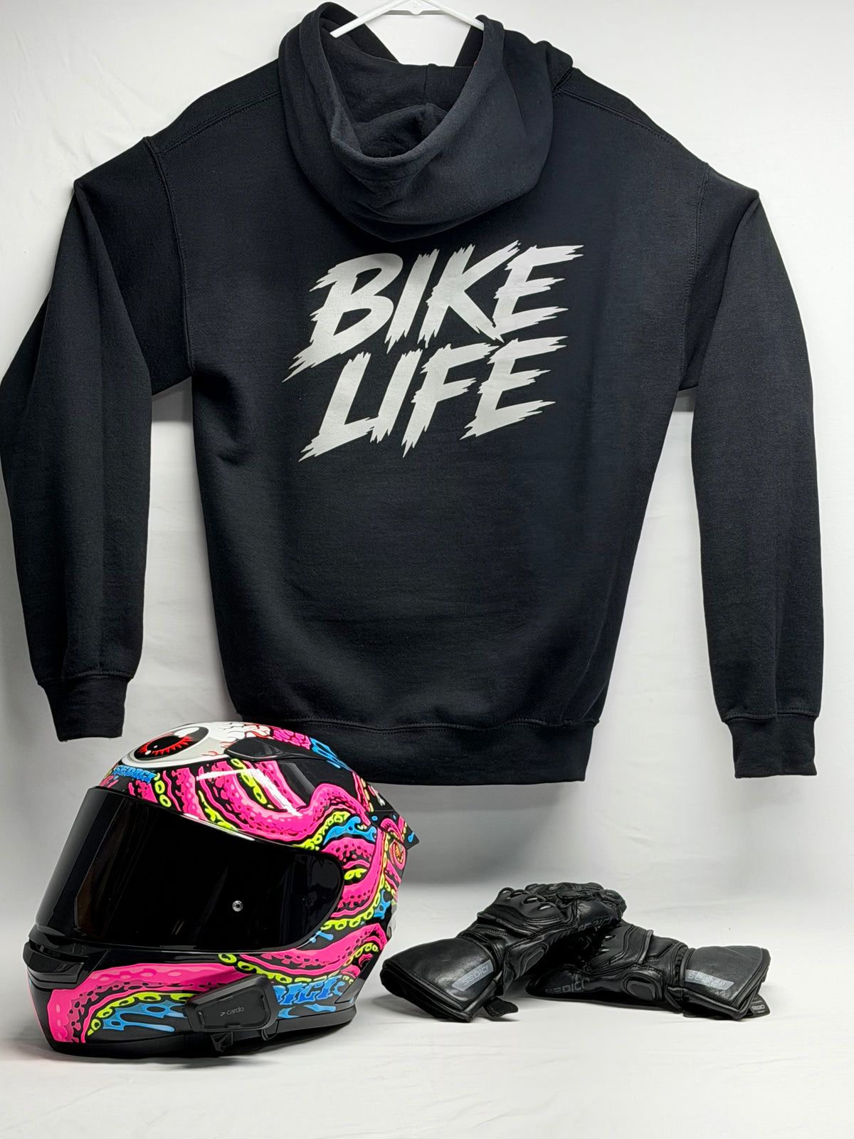 Reflective Bike Life Hoodie | Motorcycle Streetwear – FTF Racing