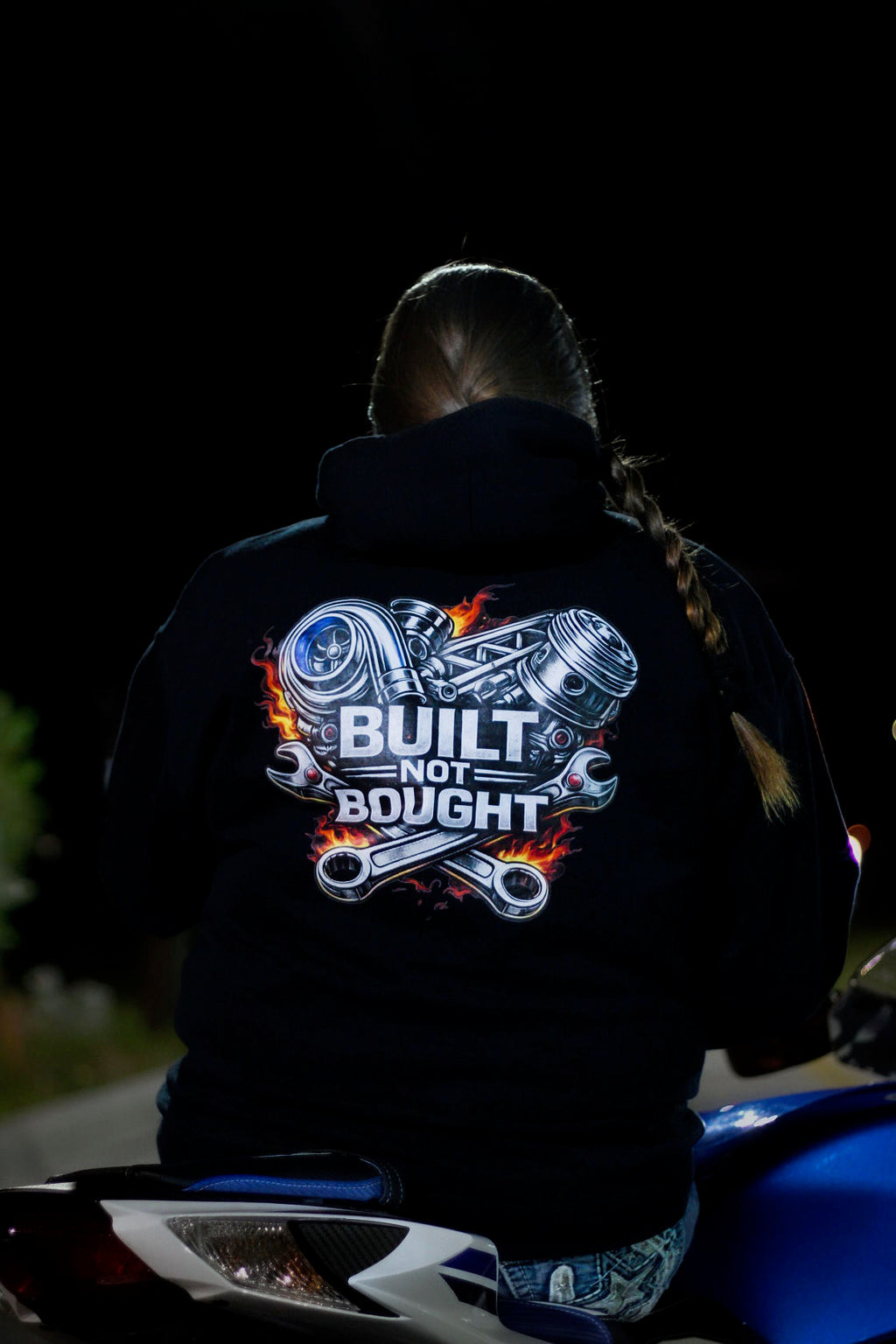 Built Not Bought Hoodie, Motorcycle Hoodie, Racing Hoodie, Gearhead Hoodie, Car Enthusiast Hoodie, Mechanic Hoodie, Graphic Hoodie, Automoti