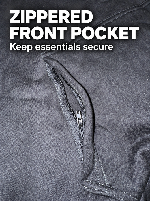 FTF Racing Armored Motorcycle Hoodie with CE Level 2 Armor